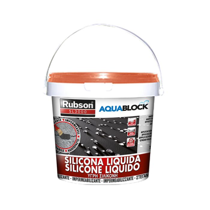 Silicona Rubson aquablock 1 kg Color teja