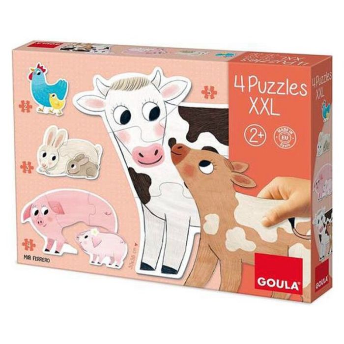 Puzle Goula XXL Mamas Y Bebes 14 Piezas