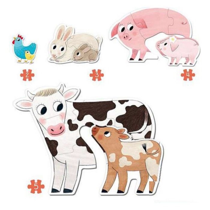 Puzzle Animales XXL Diset 53175 (18 pcs) 3