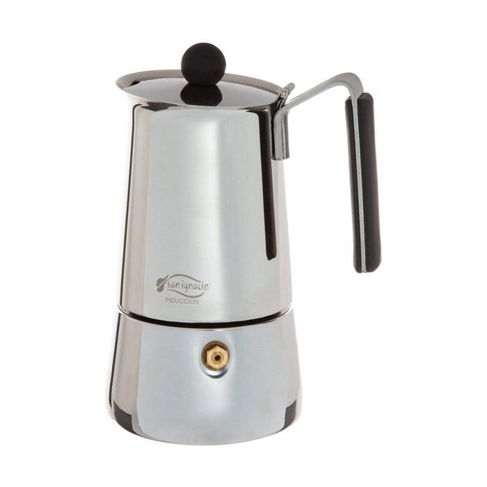 Cafetera Italiana San Ignacio Milán SG1745 Plateado Acero Inoxidable Cafetera Italiana San Ignacio Milán SG1745 Plateado Acero Inoxidable