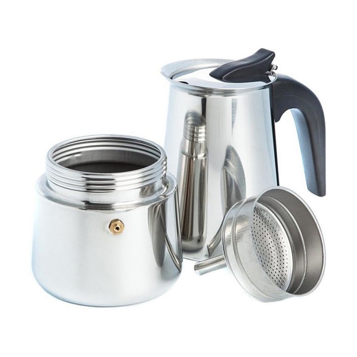 Cafetera Italiana San Ignacio Milán SG1745 Plateado Acero Inoxidable 2 Cafetera Italiana San Ignacio Milán SG1745 Plateado Acero Inoxidable 2