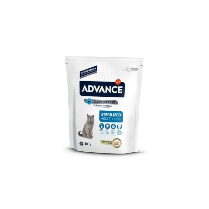 Advance Feline Adult Sterilized Pavo 400 gr