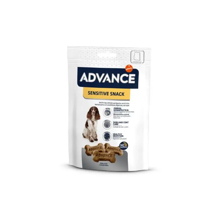 Advance Canine Sensitive Snack Caja 7x150 gr