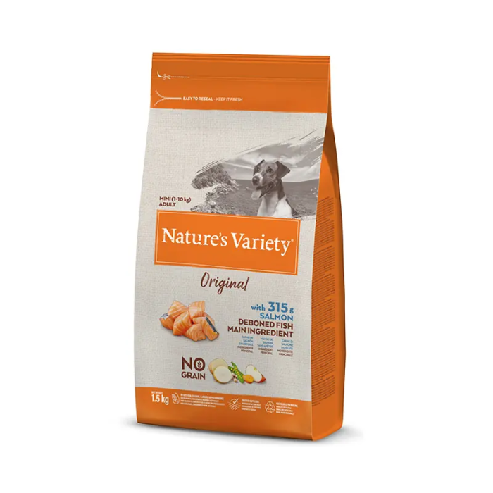 Nature'S V Origin Canine Adult Mini Salmon 1,5 kg