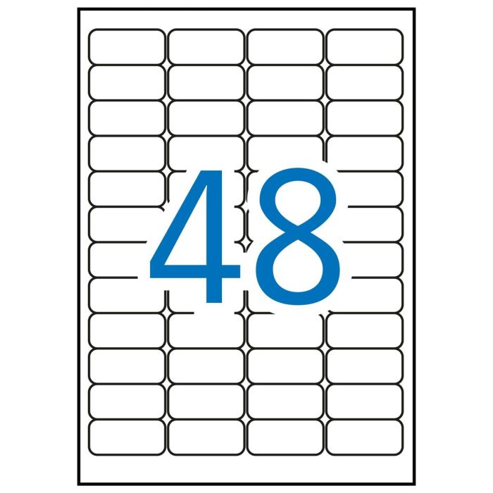 Etiquetas para Impresora Apli 20 Hojas 45,7 x 21,2 mm 1 Etiquetas para Impresora Apli 20 Hojas 45,7 x 21,2 mm 1