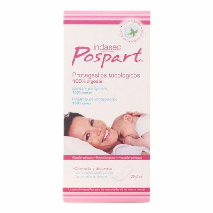 Pospart protegeslips tocológicos 100% algodón