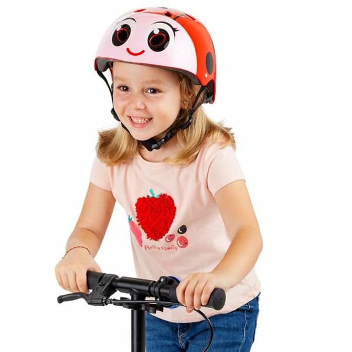Casco de Ciclismo para Niños Moltó Rojo Mariquita 26 x 21 x 16,5 cm 4