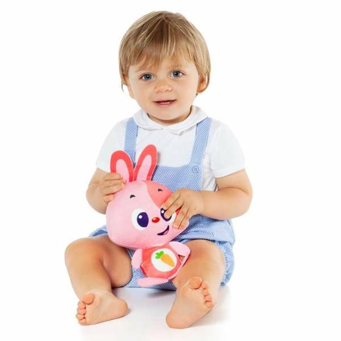 Peluche con Sonido Moltó Gusy luz Baby Bunny Rosa 7,5 cm 1