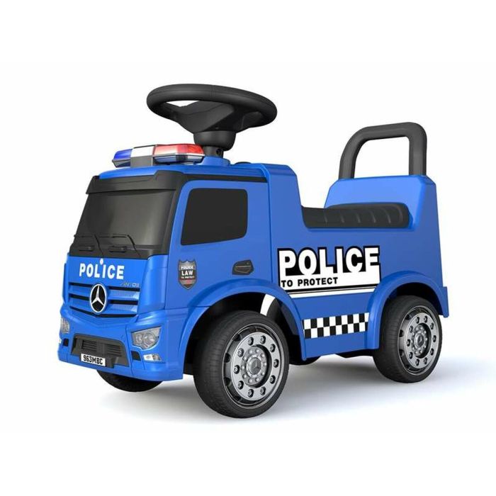 Correpasillos Injusa Mercedes Police Azul 28.5 x 45 cm