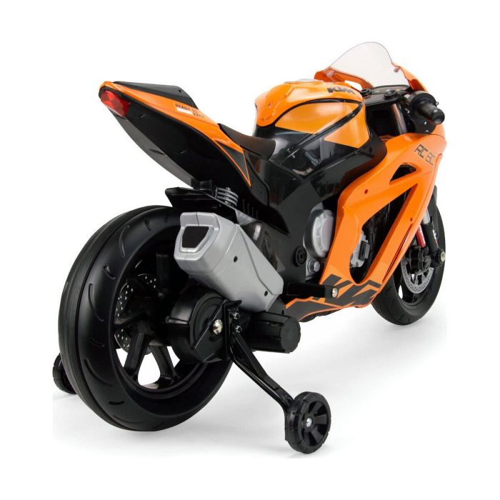 Moto Eléctrica para Niños Injusa KTM RC 8C Naranja Sonido 12 V 4