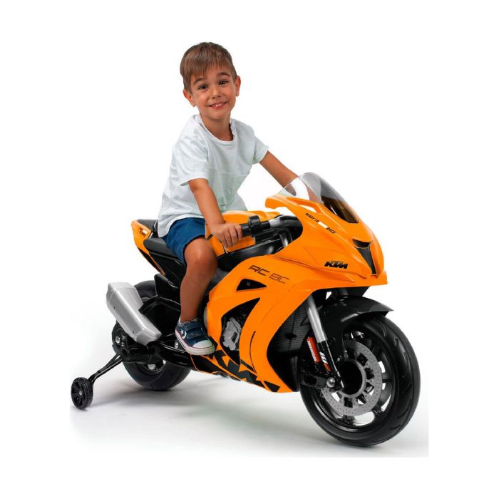 Moto Eléctrica para Niños Injusa KTM RC 8C Naranja Sonido 12 V 2