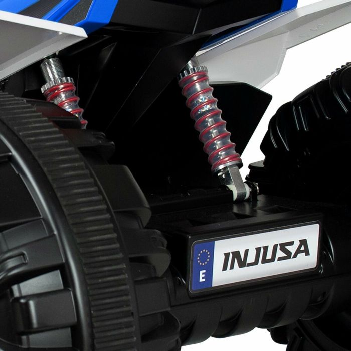 Quad Eléctrico Injusa Rage Luz Azul Blanco 12 V 1