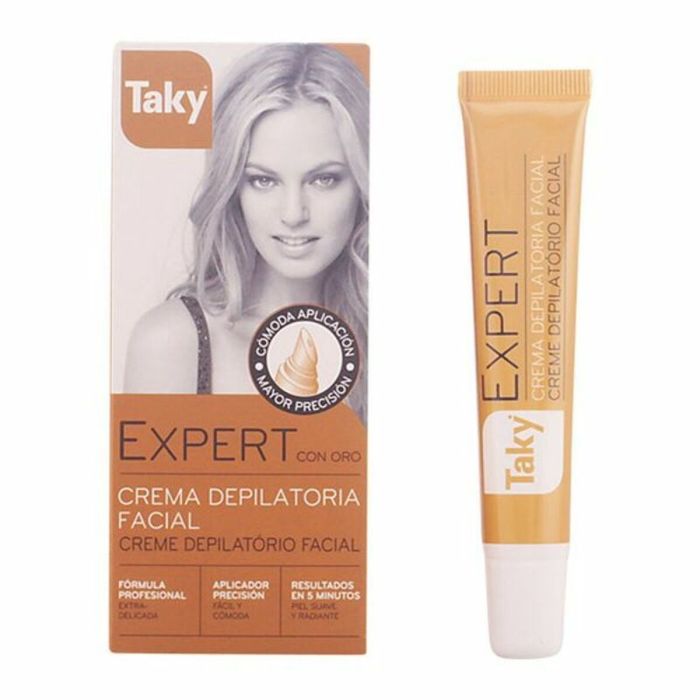 Crema Depilatoria Facial Taky Expert Oro (20 ml)