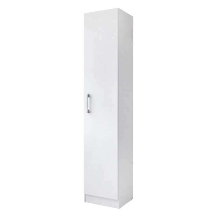 Armario Escobero Alexandra House Living Blanco Madera MDP 35 x 170 x 32 cm 1 puerta Reversible