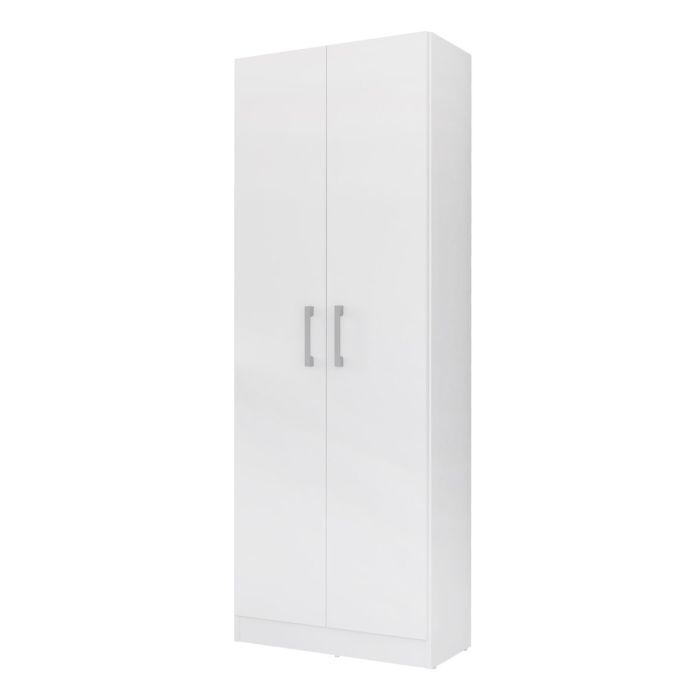 Armario Escobero Alexandra House Living Blanco Madera MDP 61 x 170 x 31 cm 2 puertas