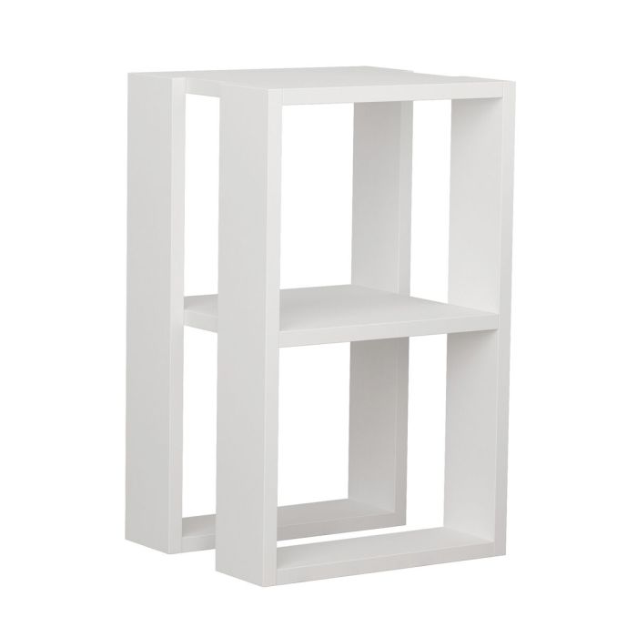 Mesa de Centro Alexandra House Living Blanco Madera MDP 60 x 32 x 60 cm 1 Estante