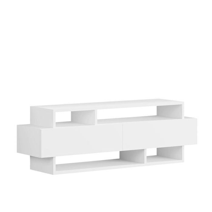 Mueble de TV Alexandra House Living Blanco 125 x 42 x 32 cm