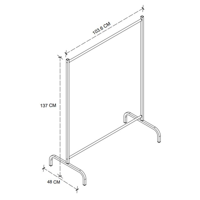 Perchero Alexandra House Living Negro Metal 104 x 135 x 49 cm 1