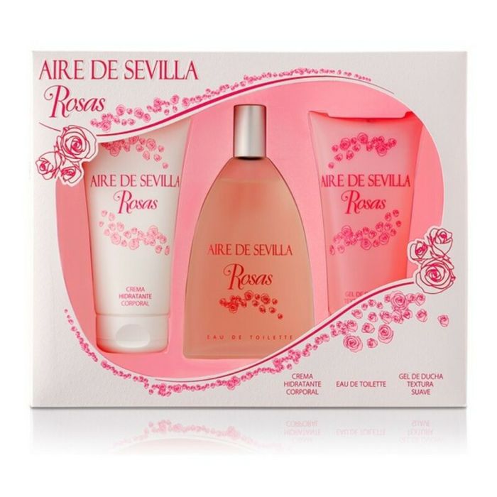 Set de Perfume Mujer Agua Rosas Aire Sevilla (3 pcs) (3 pcs)