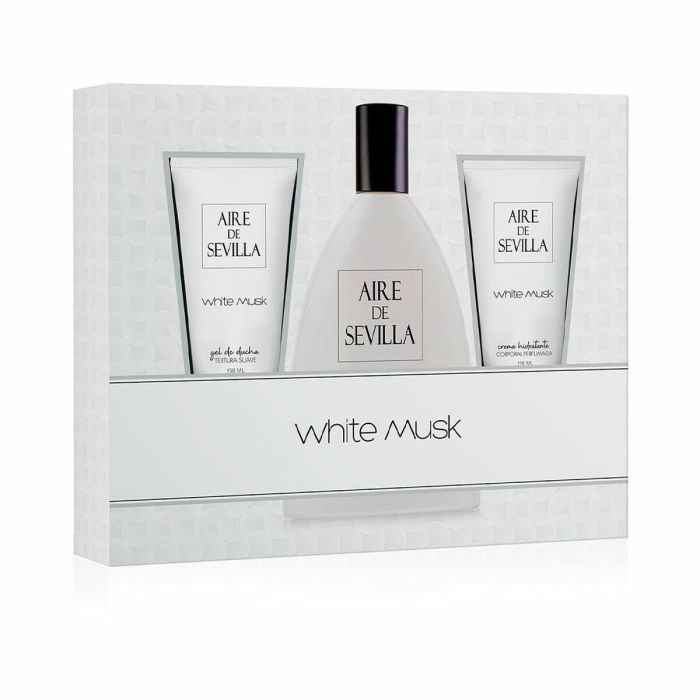 Set de Perfume Mujer Aire Sevilla White Musk 3 Piezas