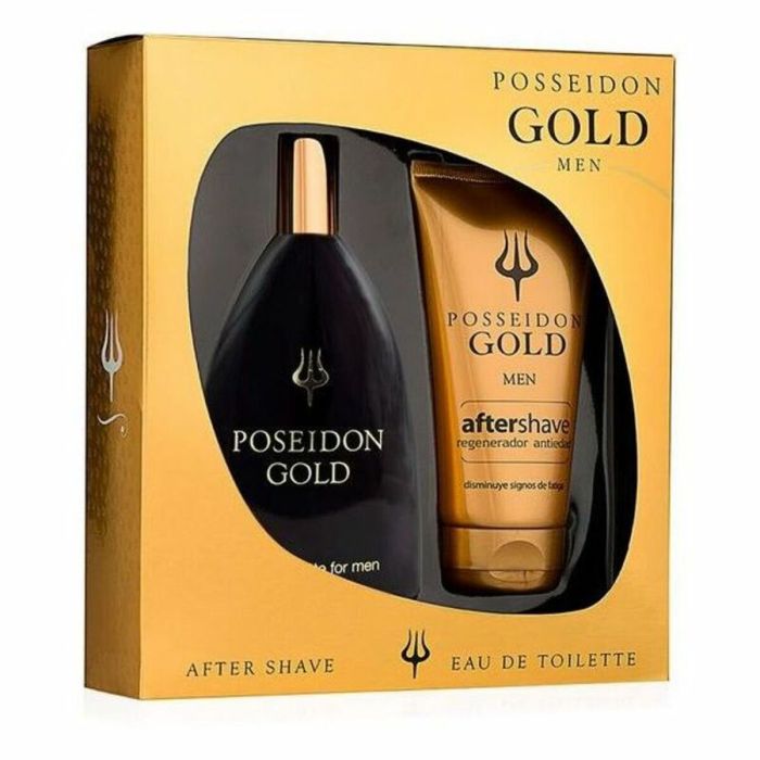 Set de Perfume Hombre Gold Poseidon (2 pcs) 2 Piezas