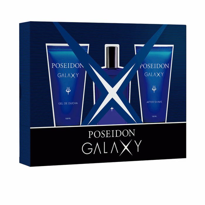 Set de Perfume Hombre Poseidon Poseidon Galaxy 3 Piezas