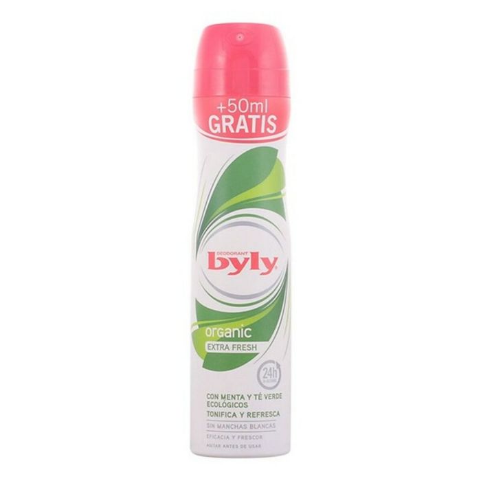 Desodorante en Spray Organic Extra Fresh Byly (200 ml)