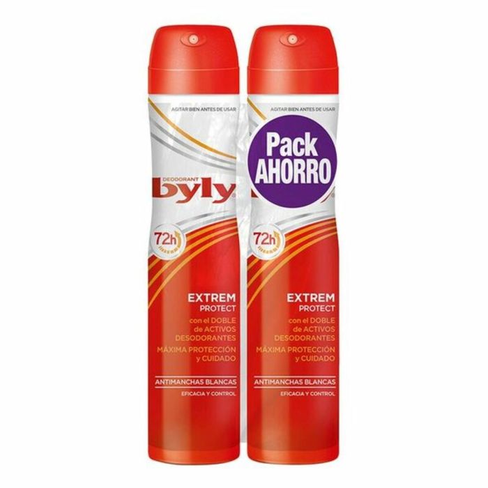 Desodorante en Spray Extrem Protect Byly 8411104041158 (2 uds) 200 ml