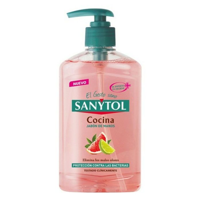 Jabón de Manos con Dosificador Sanytol 280120 Cocina 250 ml