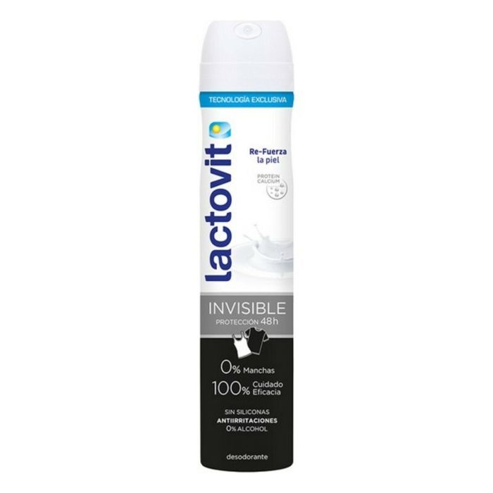 Desodorante en Spray Invisible Antimanchas Lactovit (200 ml)