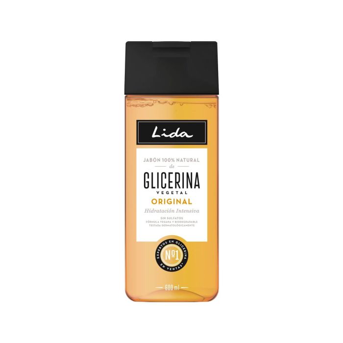 Jabón de Glicerina Lida Natural Líquido (600 ml)