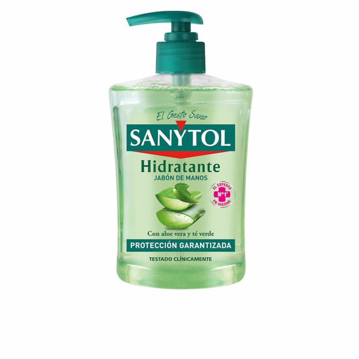 Jabón de Manos con Dosificador Sanytol Antibacteriano (500 ml)