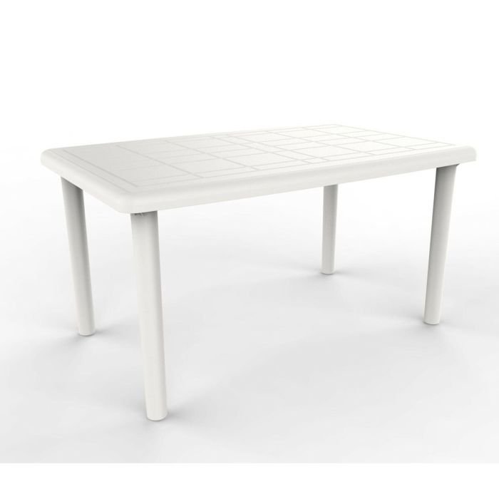 Mesa Garbar Olot Blanco Polipropileno 90 x 73 x 140 cm 90 x 140 x 73 cm 7