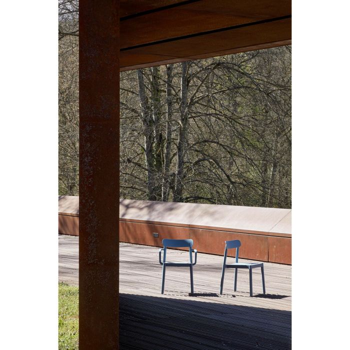 Silla de Jardín Garbar Elba Gris oscuro Polipropileno 50 x 53 x 80 cm 4 Unidades (4 Piezas) 1