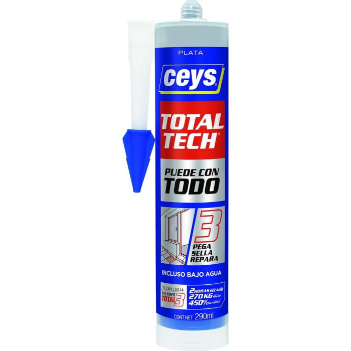 Ceys Total tech plata cartucho 290 ml 507126