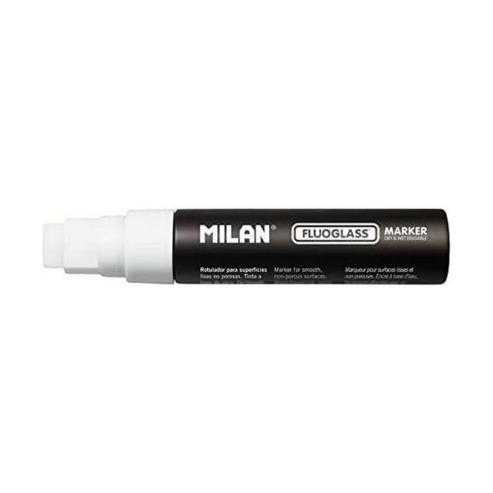 Rotuladores Milan Fluoglass Blanco (6 Piezas) 1