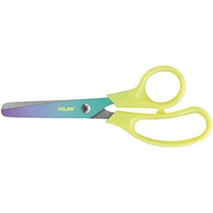 Milan tijeras basic serie sunset 13cm blíster mango amarillo Milan tijeras basic serie sunset 13cm blíster mango amarillo