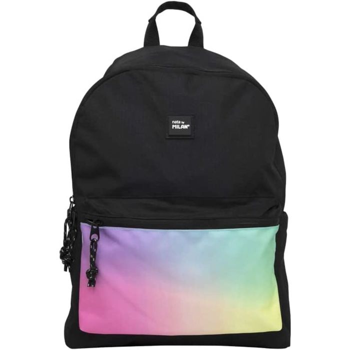 Mochila Casual Milan Negro (43 x 30 x 20 cm) 5 Mochila Casual Milan Negro (43 x 30 x 20 cm) 5