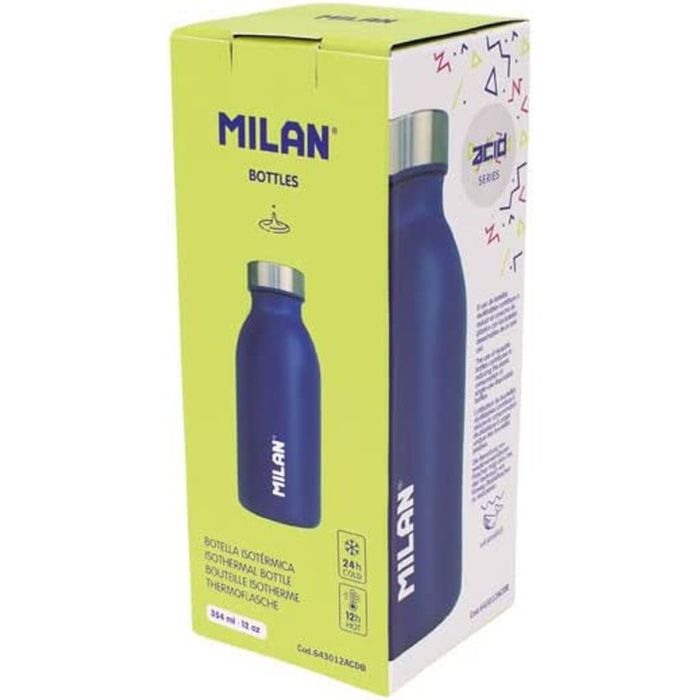 Botella Térmica Milan Acid Azul Acero Inoxidable (354 ml) 1