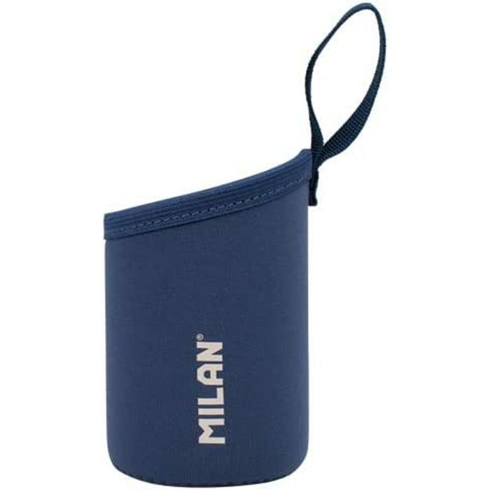 Milan Funda Protectora Para Botella Isotérmica De 354 mL Serie 1918 Neopreno Azul Marino