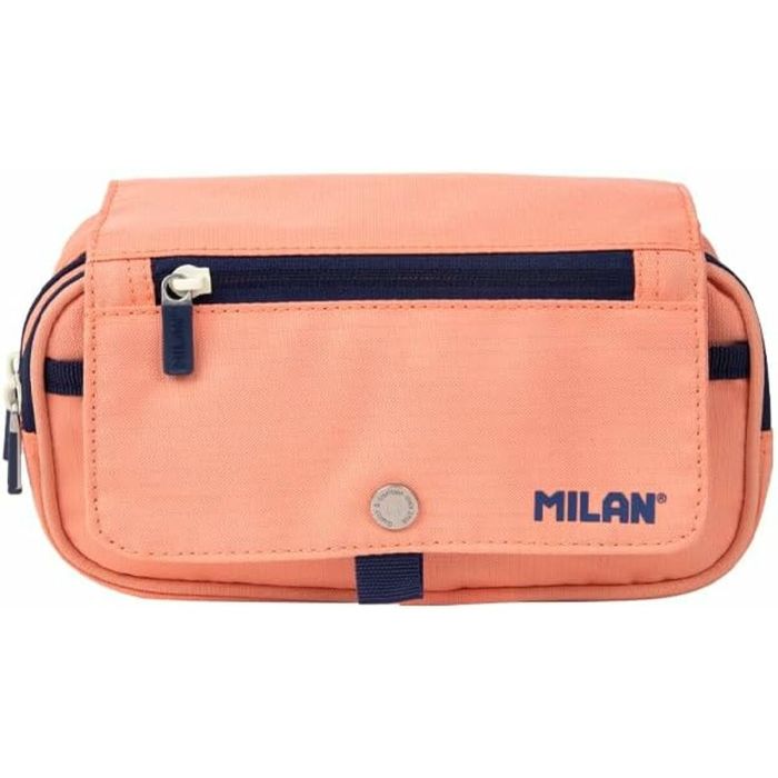 Estuche Escolar Milan Serie1918 Rosa 13 x 24 x 10 cm 4