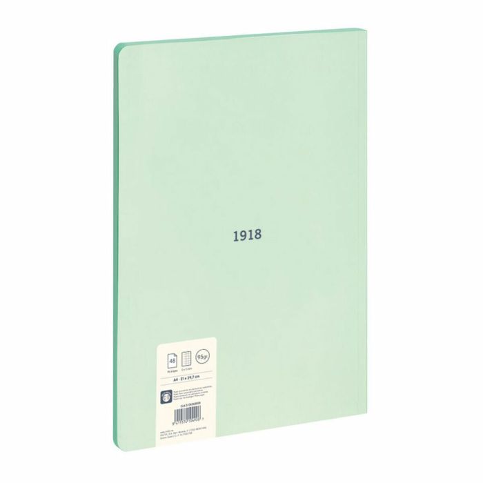 Cuaderno Milan 1918 Verde A4 Cuadriculado 1