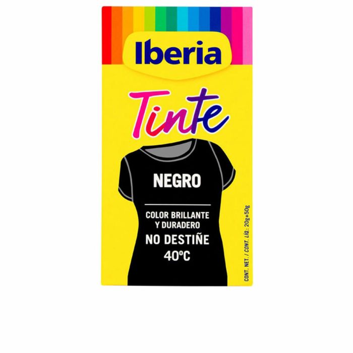 Tinte para Ropa Tintes Iberia Negro 40º C
