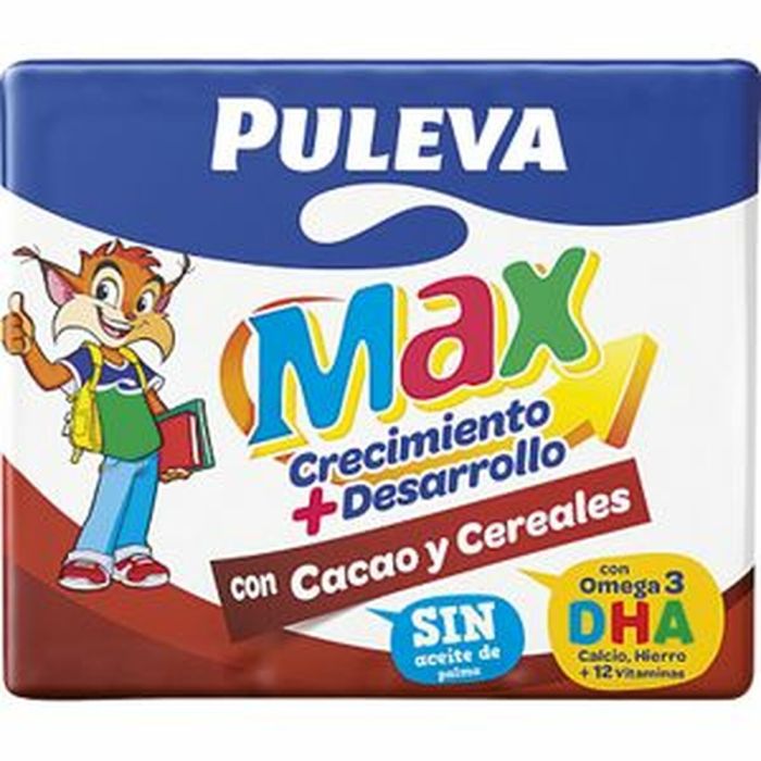Leche Puleva Max 3 x 200 ml Cacao Cereales