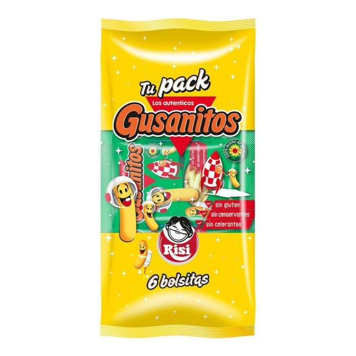 Snacks Risi Gusanitos Maíz (6 x 18 g) Snacks Risi Gusanitos Maíz (6 x 18 g)