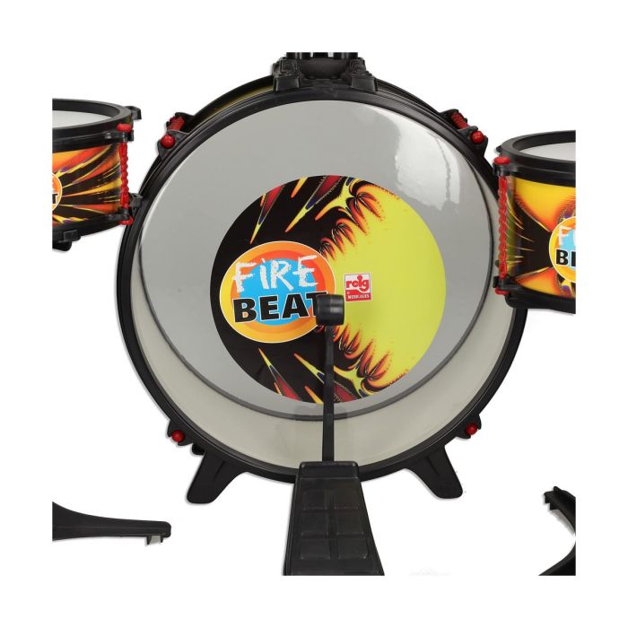 Batería Musical Reig Fire Beat Fuego Plástico 5