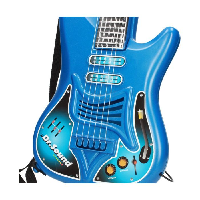 Guitarra Infantil Reig Micrófono Azul 4