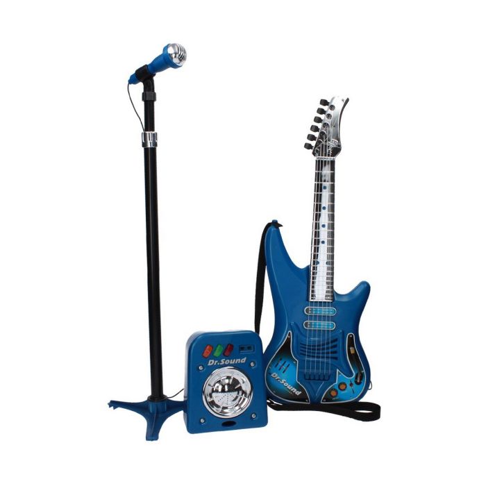 Guitarra Infantil Reig Micrófono Azul 1