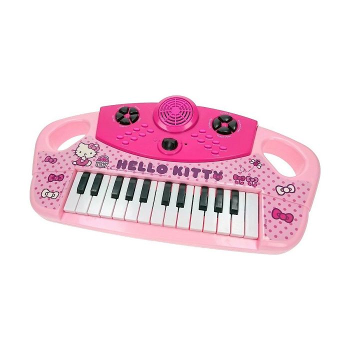 Piano Electrónico Hello Kitty Rosa 9
