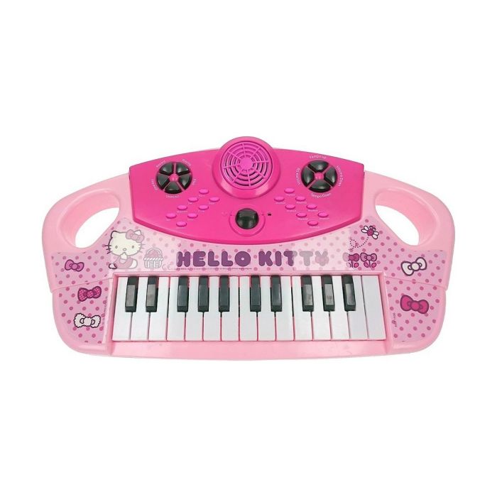 Piano Electrónico Hello Kitty Rosa 8
